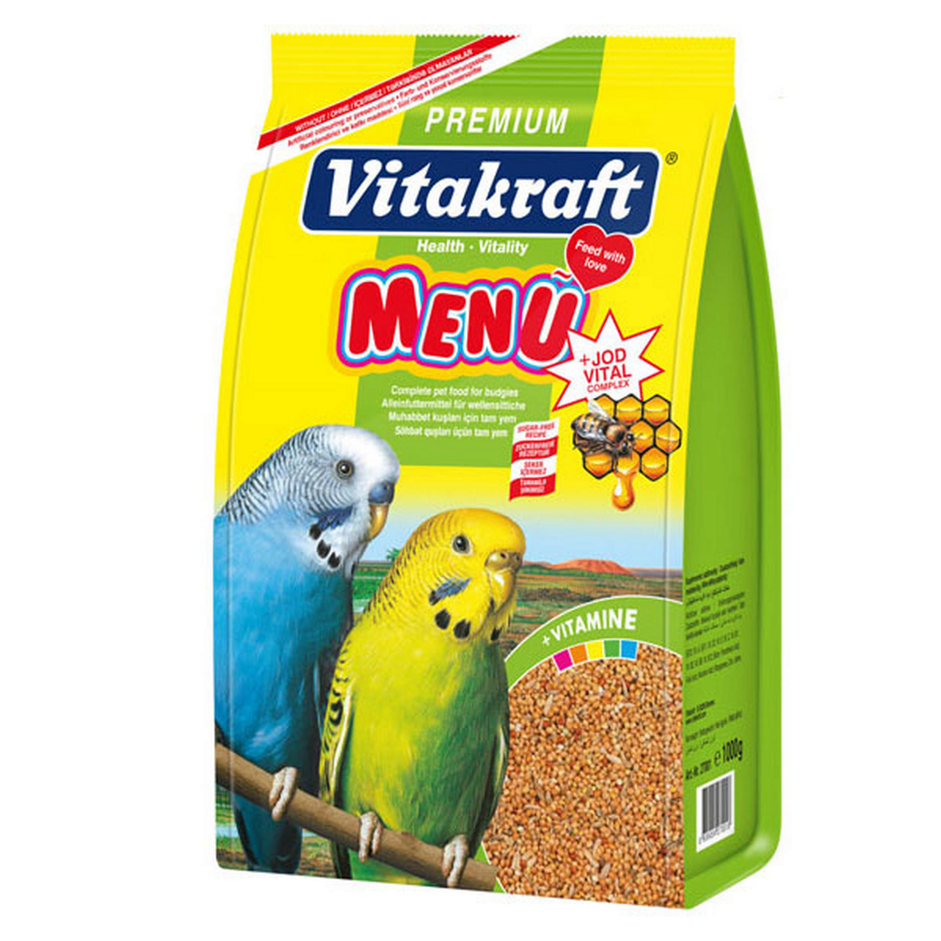460-27001.jpg VITAKRAFT MENU MUHABBET YEMI 1000 GR X 1 ADET - Görsel 1