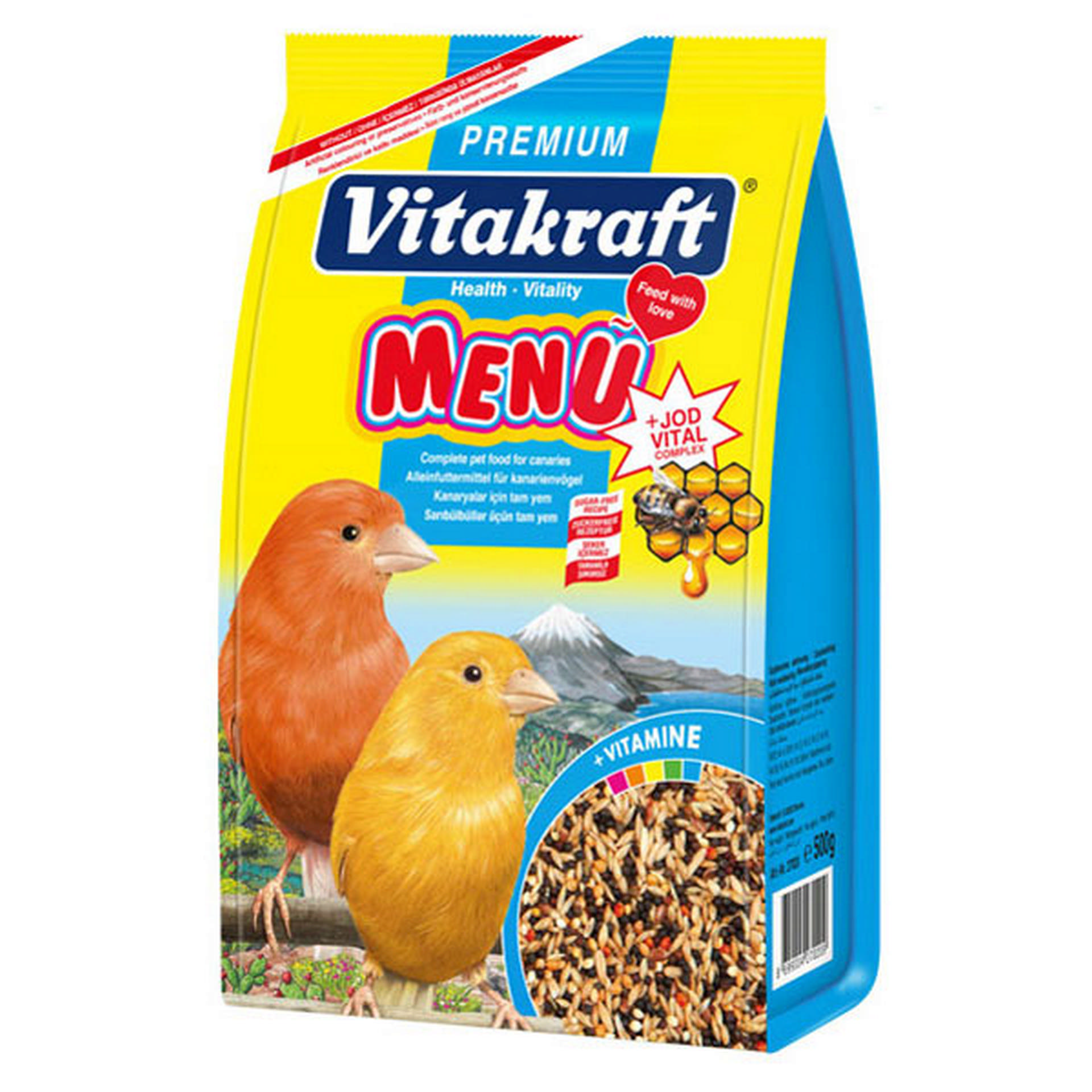 460-27020.jpg VITAKRAFT MENU KANARYA YEMI 500 GR X 2 ADET - Görsel 1