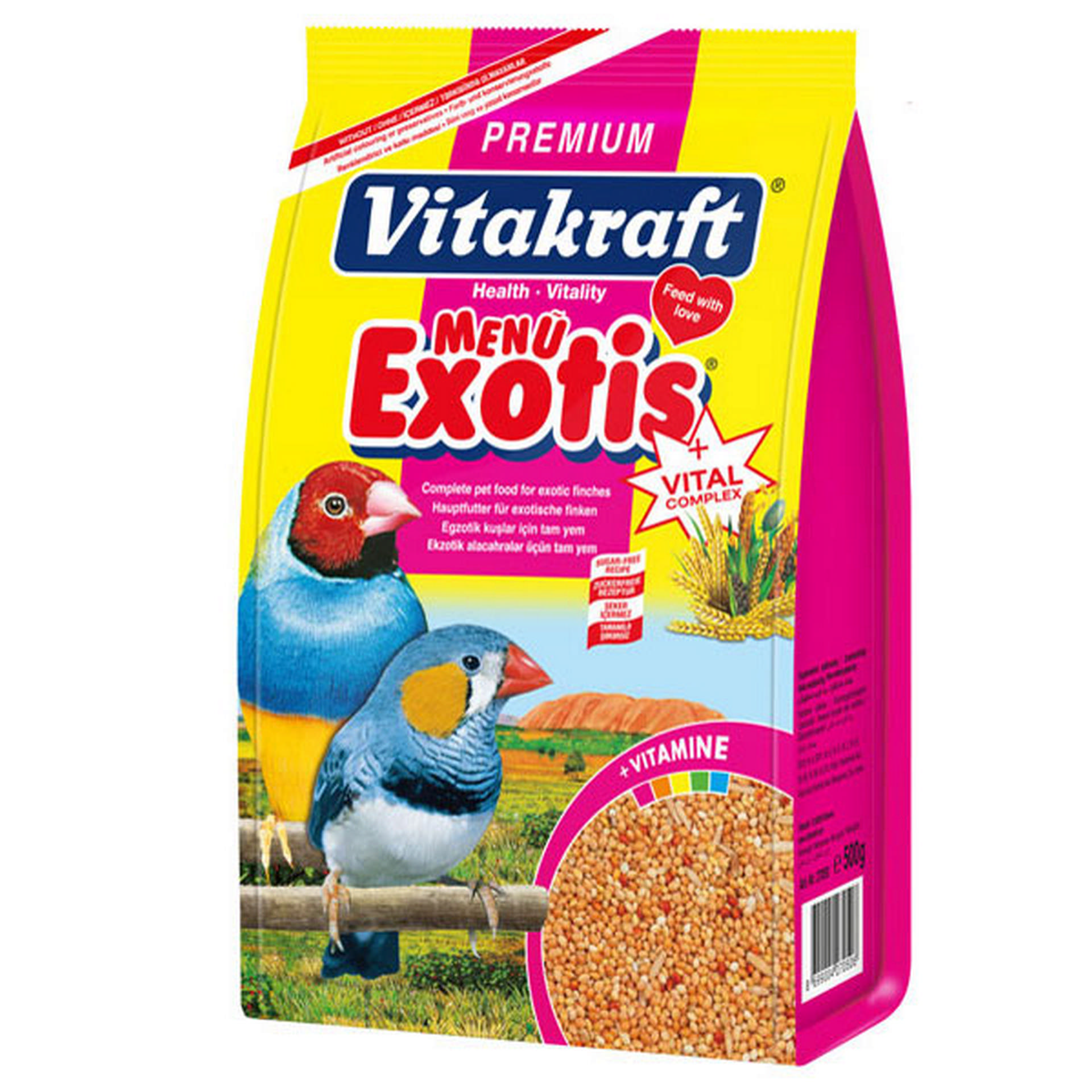 460-27050.jpg VITAKRAFT MENU EGZOTIK FINCH YEMI 500 GR X 2 ADET - Görsel 1
