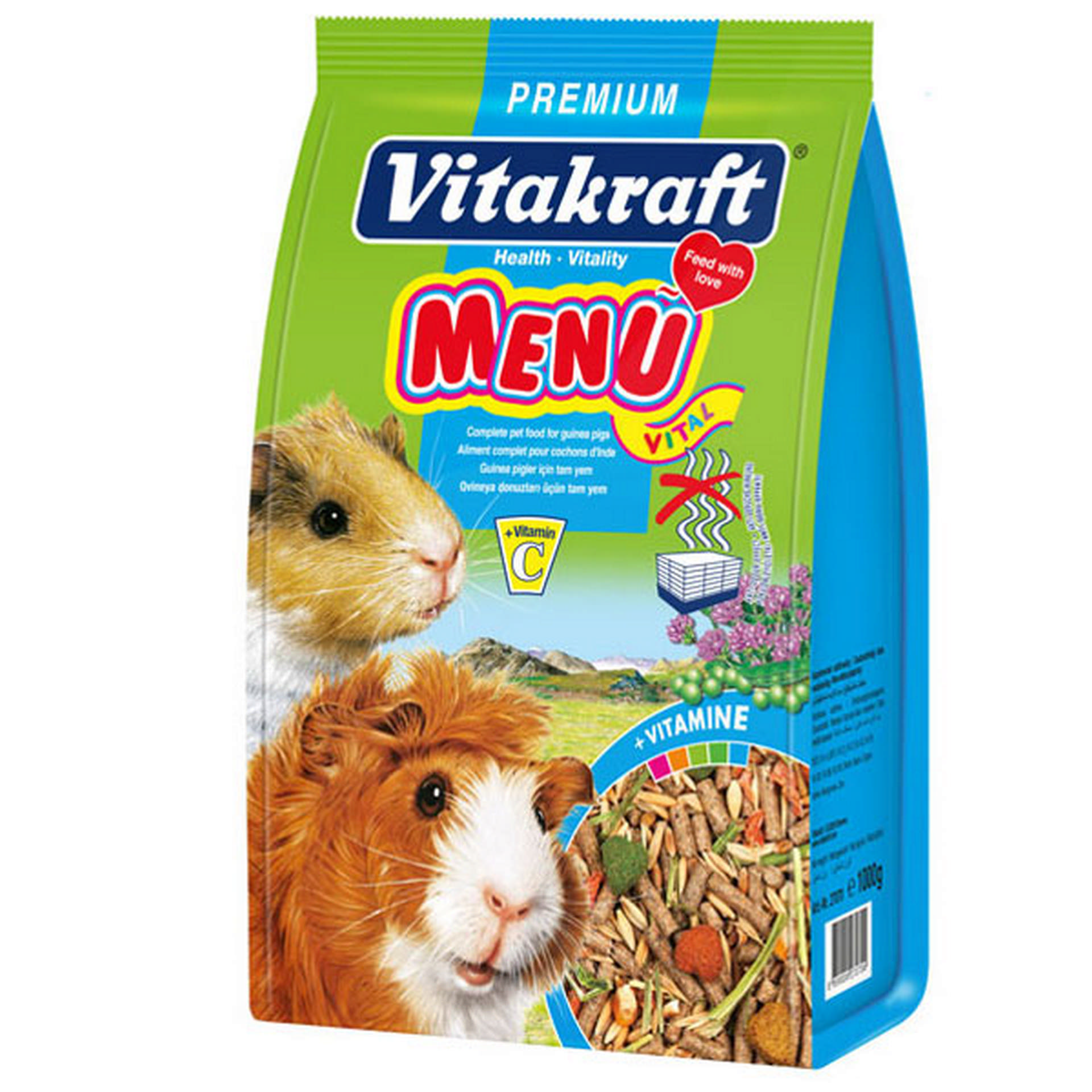 460-27070.jpg VITAKRAFT MENU GUINEA PIG YEMI 1000 GR X 1 ADET - Görsel 1