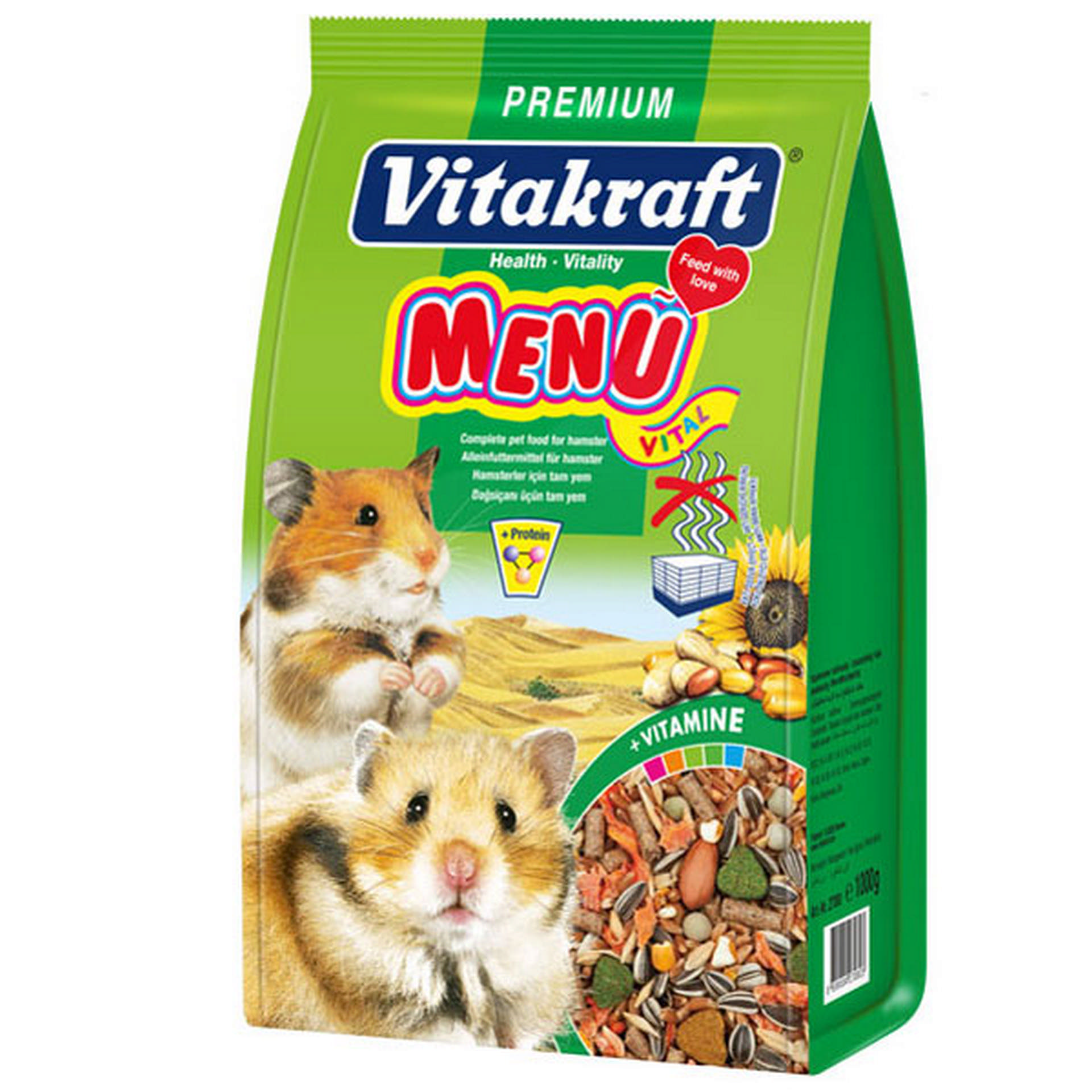 460-27080.jpg VITAKRAFT MENU HAMSTER YEMI 1000 GR X 1 ADET - Görsel 1