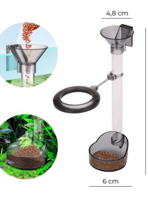Akvaryum Yemleme Tüpü 21-37,6 cm Ayarlı