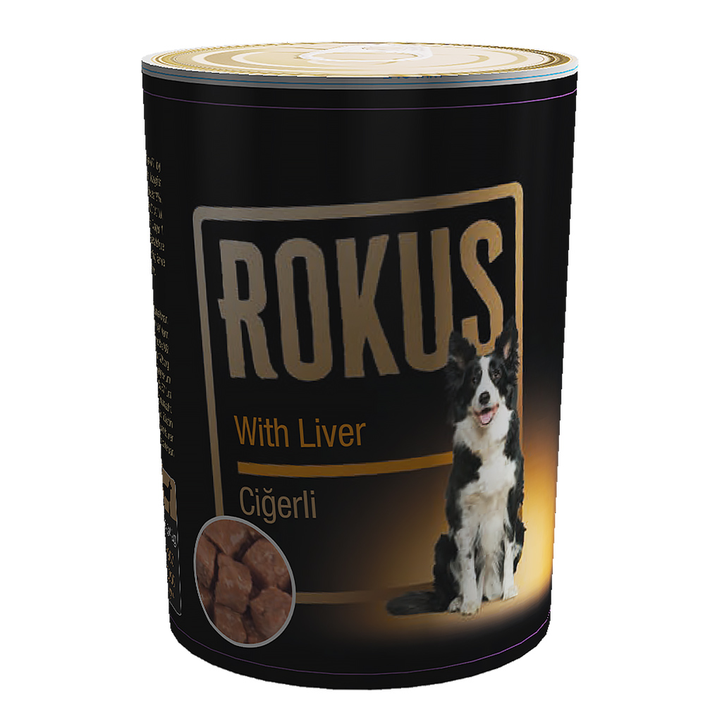 77788138.jpg ROKUS CIĞERLI KÖPEK KONSERVESI 410 GR X 6 ADET - Görsel 1