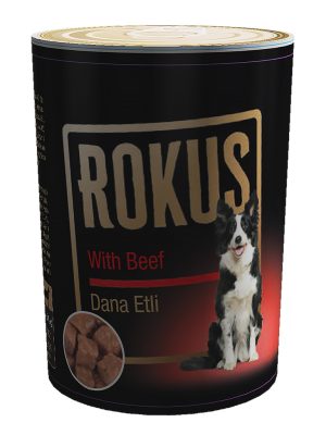 ROKUS DANA ETLI KÖPEK KONSERVESI 410 GR  X 6 ADET