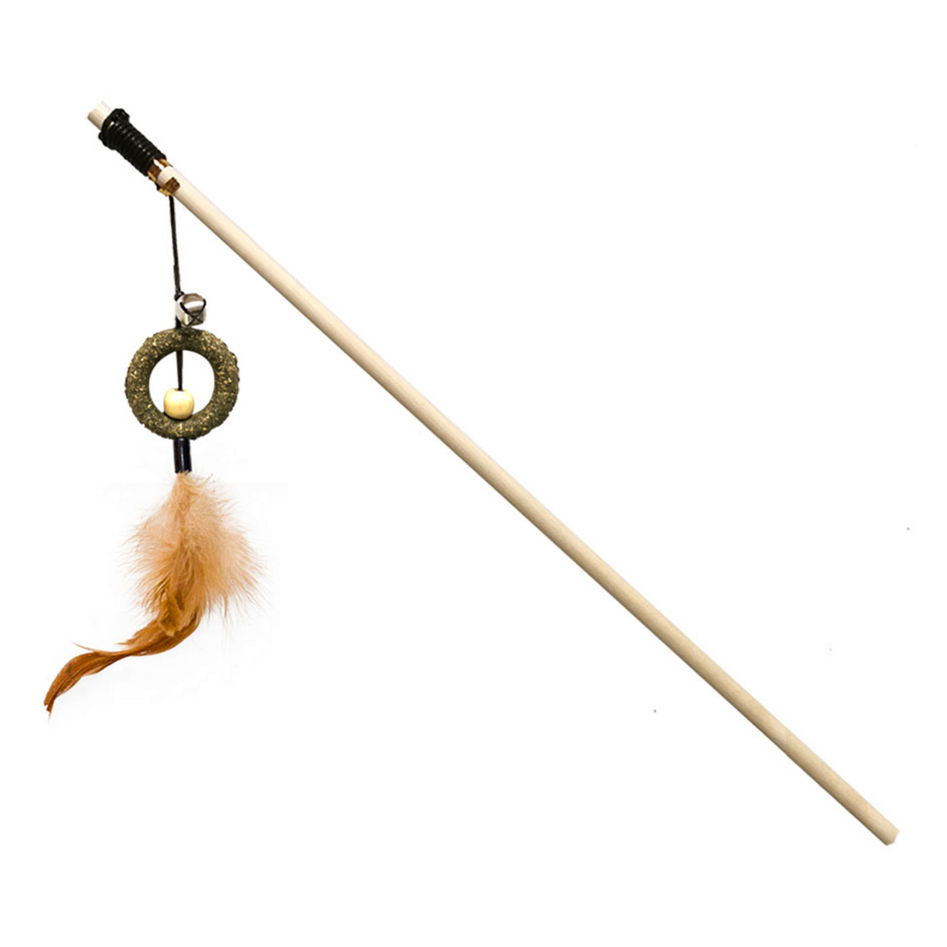 992628_55860309.jpg Eastland Tüylü Catnipli Kedi Otlu Halka 40 Cm - Görsel 1