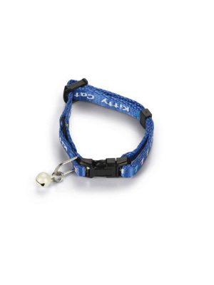 Beeztees Yavru Kedi Tasması 23 Cm Mavi
