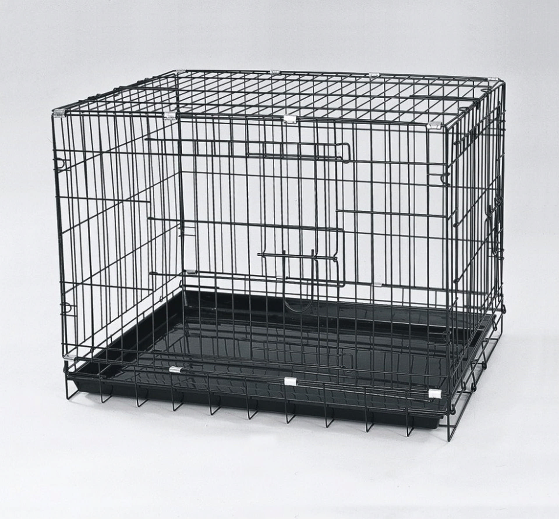 992820_14726311.jpg Dayang Köpek Kafesi Siyah 78x48x55 - Görsel 1