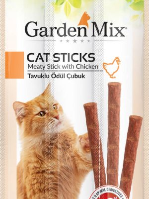 Gardenmix Tavuklu Kedi Stick Ödül 3*5g 50‘li