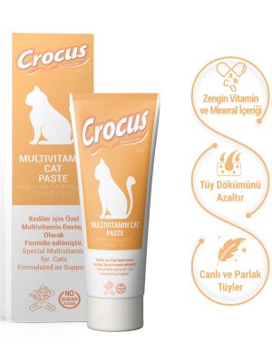 Crocus Kedi Multivitamin Macun 100 Gram