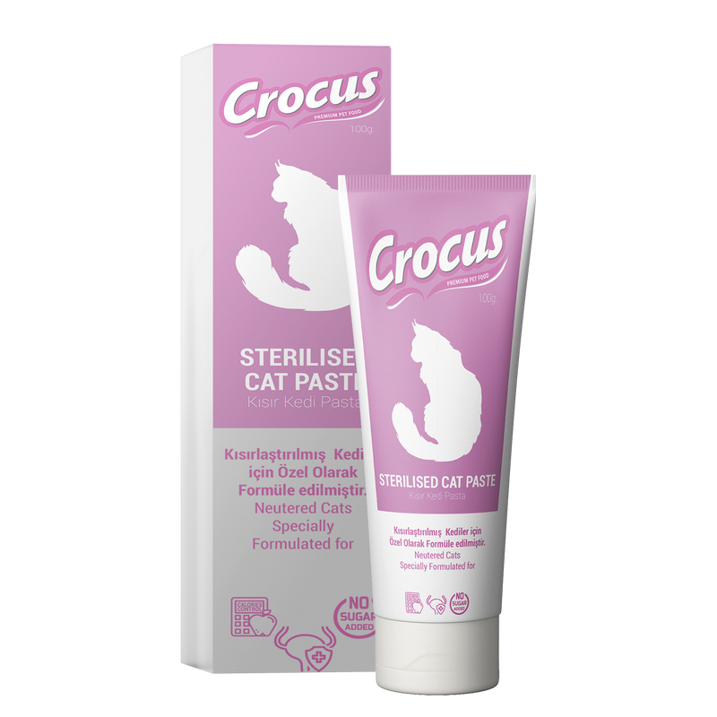 993208_14e8926211ad3dc0ec142078bcc23fa5.png Crocus Kedi Sterilised Malt Macunu 100 Gram - Görsel 2