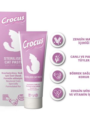 Crocus Kedi Sterilised Malt Macunu 100 Gram