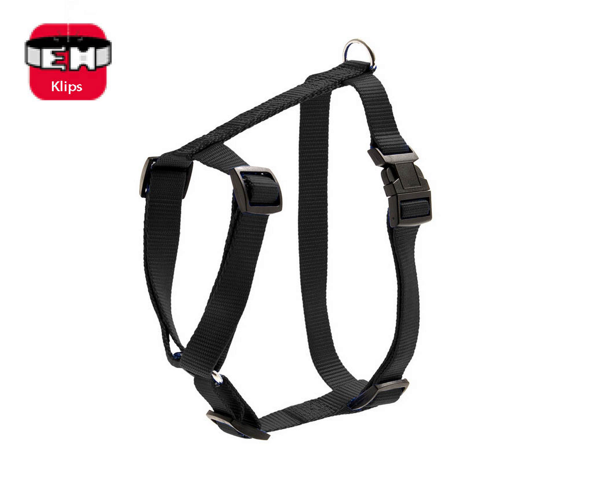 994817_15461992.jpg Karlıe Basıc Göğüs Tasma M 45-70cm Siyah - Görsel 1