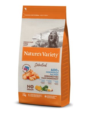 NATURES VARİETY DOG NO SELECTED MED/MAX ADULT NORW SALMON 2KG