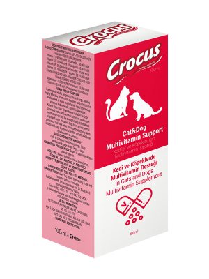 CROCUS KEDI&KÖPEK MULTIVITAMIN DESTEK 100ML X 2 ADET