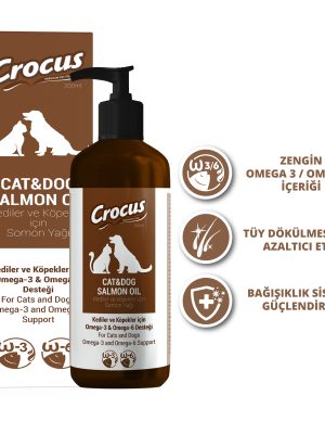 CROCUS KEDI KÖPEK SOMON YAĞI 200 ML X 1 ADET