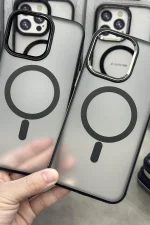 Joko iPhone 13 Pro Max Solid Magsafe Kapak - Siyah - Görsel 2