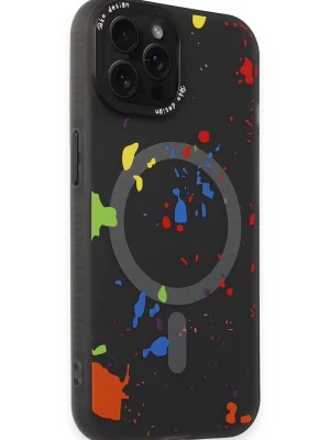 Joko iPhone 14 Pro Colorful Magsafe Kapak - Siyah