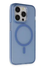 Joko iPhone 14 Pro Frost Standlı Magsafe Kapak - Sierra Blue - Görsel 2