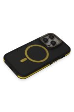 Joko iPhone 14 Pro Max Kılıf Rocky Magsafe Kapak - Siyah-Sarı - Görsel 4