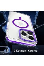 Joko iPhone 15 Pro Bella Magsafe Kapak - Gri - Görsel 5