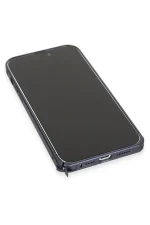 Joko iPhone 15 Pro Kılıf Metal Bumper Magneticsafe Kapak - Lacivert - Görsel 6