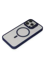 Joko iPhone 15 Pro Kılıf Roblox Lens Magsafe Standlı Kapak - Lacivert - Görsel 4