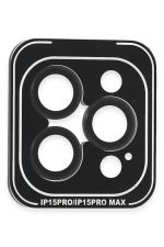 Joko iPhone 15 Pro Max PVD Metal Kamera Lens - Siyah