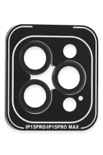 Joko iPhone 15 Pro Max PVD Metal Kamera Lens - Siyah