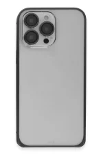 Joko iPhone 15 Pro Metal Bumper Mat Kapak - Siyah - Görsel 2