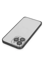 Joko iPhone 15 Pro Metal Bumper Mat Kapak - Siyah - Görsel 4