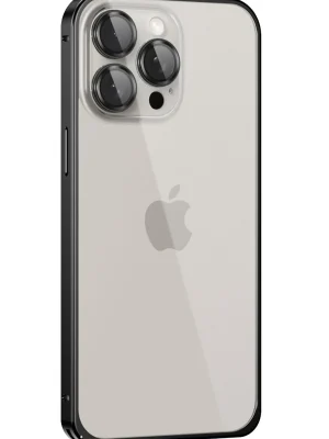 Joko iPhone 15 Pro Metal Bumper Mat Kapak - Siyah