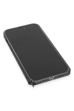 Joko iPhone 15 Pro Metal Bumper Mat Kapak - Siyah - Görsel 6