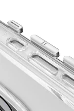 Joko iPhone 16 Gleam PC Sert Magsafe Kılıf - Şeffaf-Siyah - Görsel 3