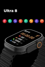Joko Ultra 8 2.1 inç IPS Ekran Konuşma ve NFC Özellikli Akıllı Saat - Siyah - Görsel 3