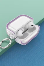 Movenchy Airpods Pro 2 (2.nesil) Shiny Şeffaf Kılıf - Siyah - Görsel 2