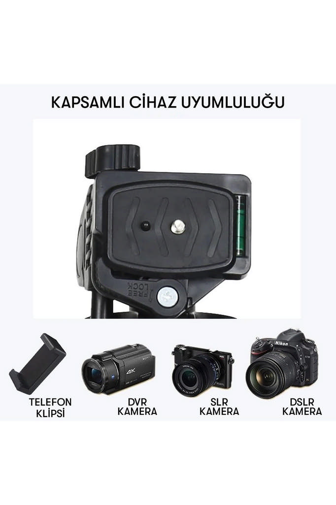 newface-3366-tripod-gumus-6435463310500.jpg Newface 3366 Tripod - Gümüş - Görsel 5
