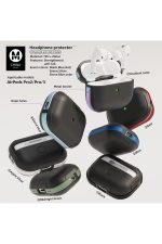 Newface Airpods 3 (3.nesil) Movenchy MO-A8 Armor Kılıf - Lacivert - Görsel 2