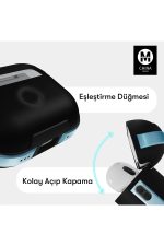 Newface Airpods 3 (3.nesil) Movenchy MO-A8 Armor Kılıf - Lacivert - Görsel 5