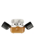 Newface Airpods 3 (3.nesil) Basmalı Kılıf - Kahverengi-Siyah - Görsel 3