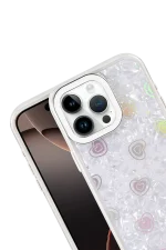 Newface Apple iPhone 14 Lumi Desenli Kapak - Beyaz - Görsel 2