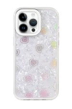 Newface Apple iPhone 14 Lumi Desenli Kapak - Beyaz - Görsel 3
