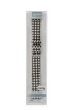 Newface Apple Watch 38mm Karo Motif Kordon - Siyah - Görsel 2