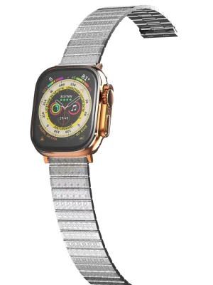 Newface Apple Watch 38mm Made Metal Kordon - Gümüş