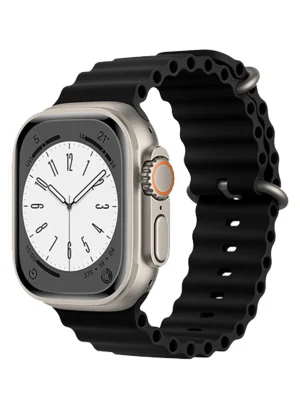 Newface Apple Watch 38mm Ocean Kordon - Siyah