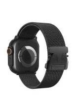 Newface Apple Watch 42mm Milano Metal Kordon - Siyah