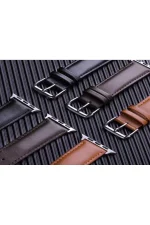 Newface Apple Watch 42mm NL26 Deri Kordon - Taba - Görsel 3