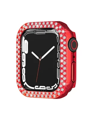 Newface Apple Watch 42mm Taşlı Kasa - Kırmızı