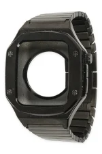 Newface Apple Watch 44mm KR409 Metal Kordon - Siyah - Görsel 2