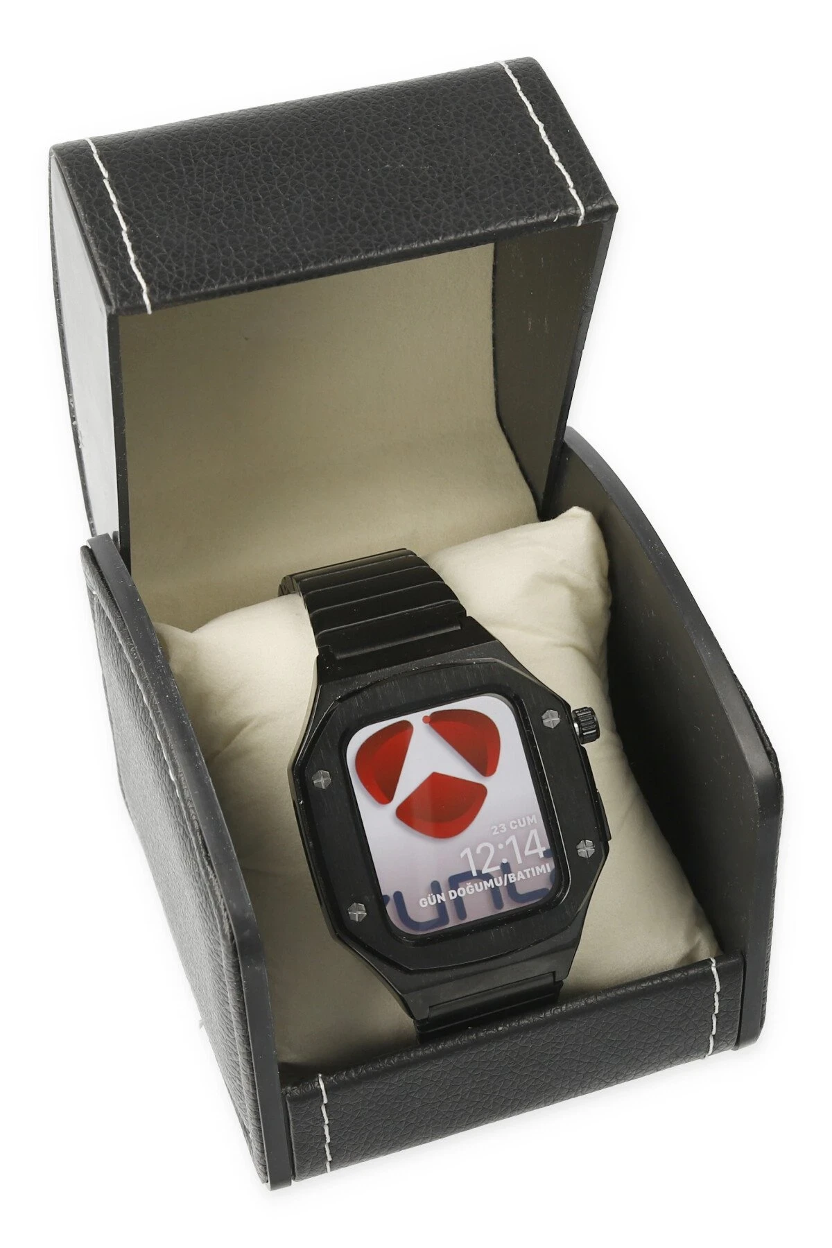 newface-apple-watch-44mm-kr409-metal-kordon-siyah-default.webp Newface Apple Watch 44mm KR409 Metal Kordon - Siyah - Görsel 1