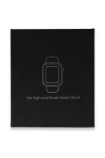 Newface Apple Watch 44mm Metal Petek Kasalı Kordon - Siyah - Görsel 4